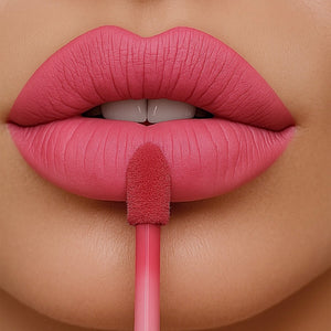 Rose Kiss Power Pout - Liquid Lipstick - Laviva Cosmetics
