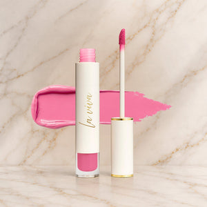 Rose Kiss Power Pout - Liquid Lipstick - Laviva Cosmetics