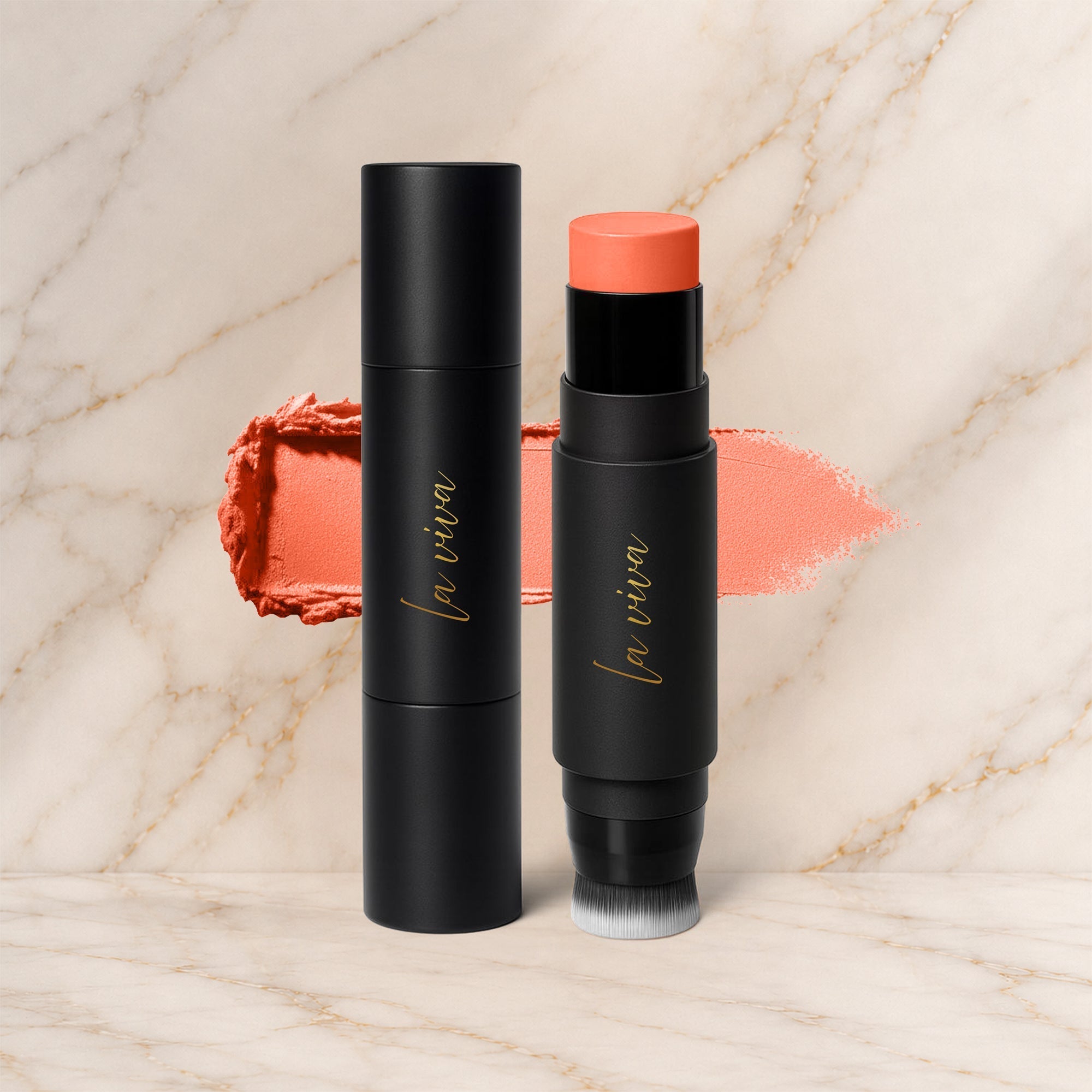 Coral Glaze Dream Flush - Cream Blush - Laviva Cosmetics