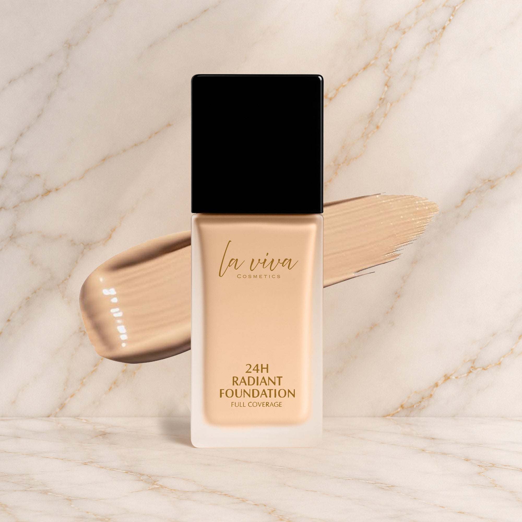 Honey Beige - 24H Radiant Foundation - Full Coverage - Laviva Cosmetics