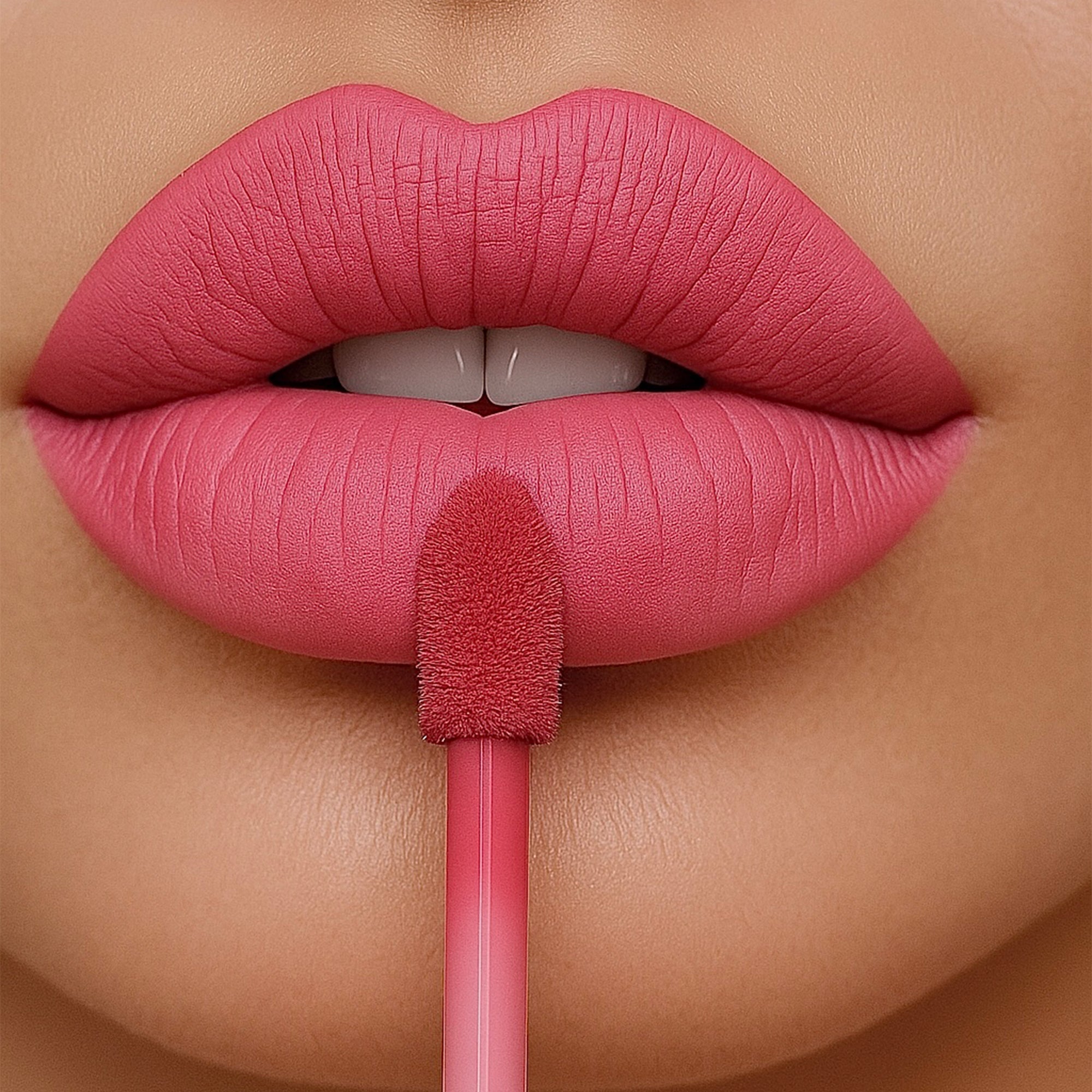 Rose Kiss Power Pout - Liquid Lipstick - Laviva Cosmetics